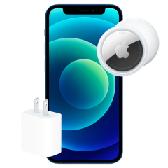 COMBO APPLE IPHONE 12 + CARGADOR + AIRTAG