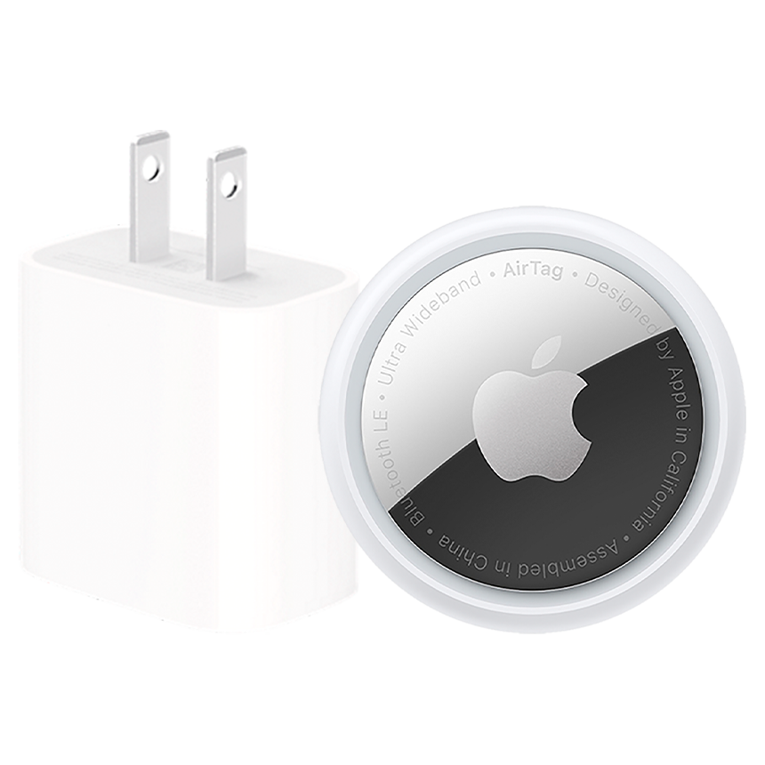 COMBO APPLE POWER ADAPTER 20W + APPLE AIRTAG 1P Tienda Virtual